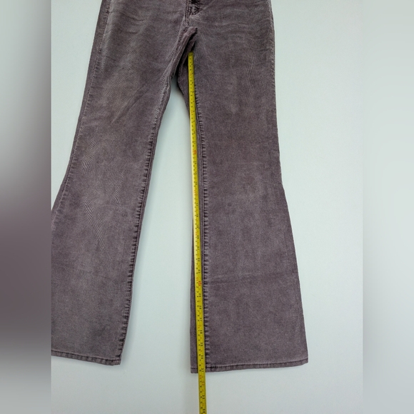 Vtg Authentic Y2K GAP Corduroy Bootcut Low Rise Back Flap Purple Pants Sz 10R - Picture 8 of 15